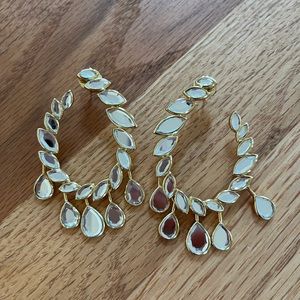 Dangle earrings mirror earrings statement